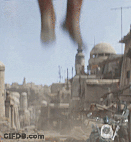 Person Jumping In Front Of Motorcycle With O On Front GIF