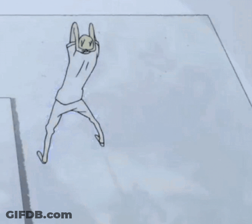 Person Jumping With Arms Up GIF