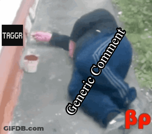 Person Kneeling Saying Generic Comment Bp GIF