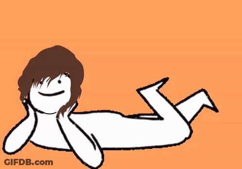 Person Laying Down Saying Please Tell Me All About It GIF