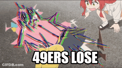 Person Laying In Confetti With LM GIF