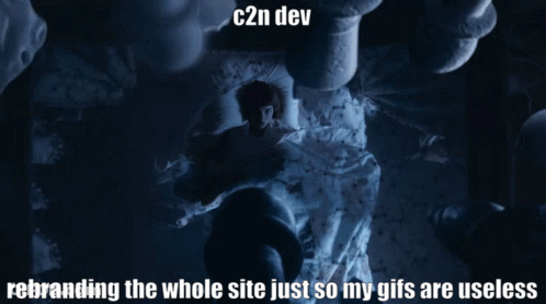 Person Laying On Bed Rebranding Whole Site So My GIFs Are Useless GIF