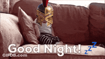 Person Laying On Couch Saying Good Night GIF