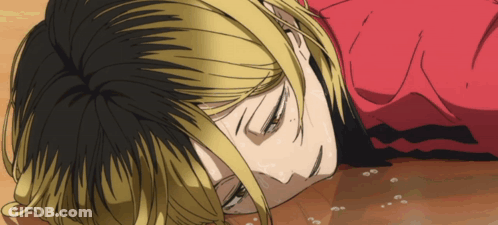 Person Laying On Floor In Red Shirt GIF