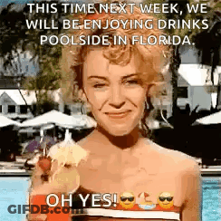 Person Laying On Surfboard In Ocean Saying I Just Need Summer GIF
