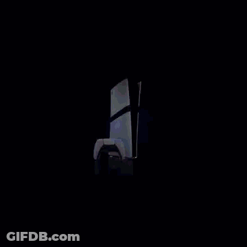 Person Looking At Playstation PS5 Console GIF