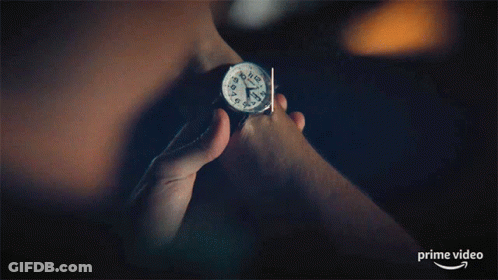 Person Looking At Watch With Prime Video GIF