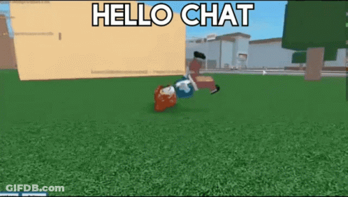 Person Lying In Grass Saying Hello Chat GIF