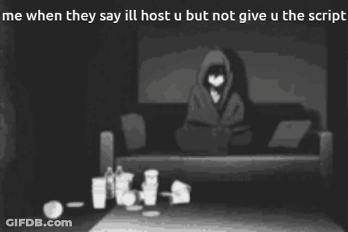 Person Lying On Couch In Dark Room With Trash GIF