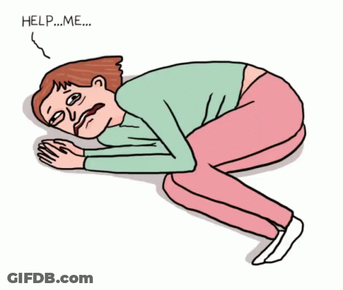 Person Lying On Floor Saying Help Me GIF