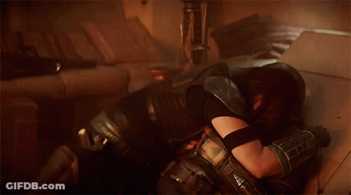Person Lying On Floor With Head On Arm GIF