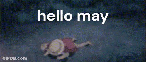 Person Lying On Ground Hello May GIF