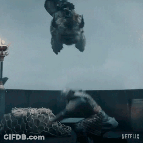 Person Lying On Ground With Netflix Logo GIF