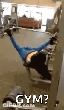 Person Lying On Gym Machine With Crossed Legs GIF