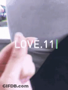 Person Making Finger Heart With Love GIF