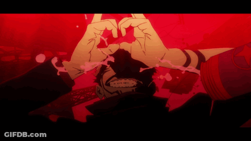 Person Making Heart With Hands GIF