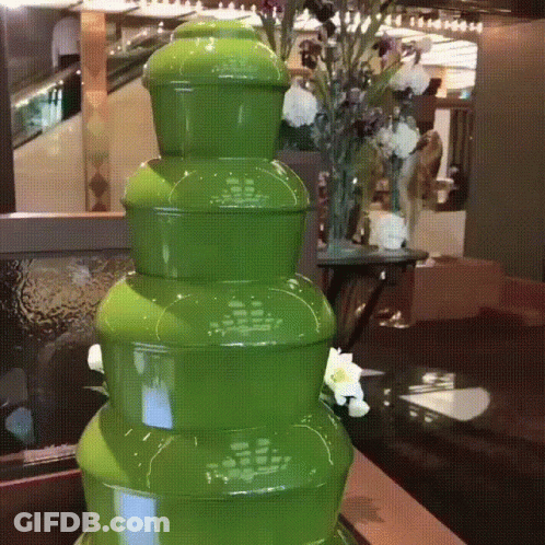 Person Mixing Green Liquid GIF