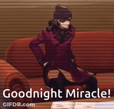 Person On Couch Holding Book Goodnight Miracle GIF