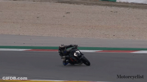 Person On Motorcycle With Word Motorcyclist GIF