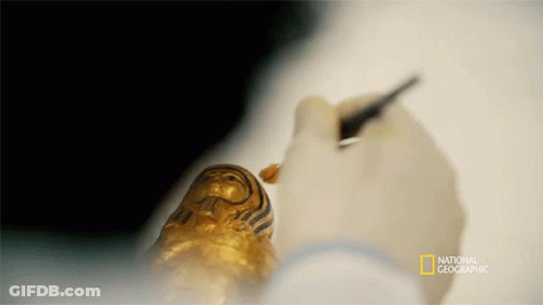 Person Painting Statue National Geographic GIF