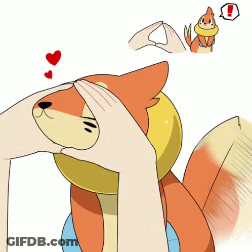 Person Petting Orange Animal GIF