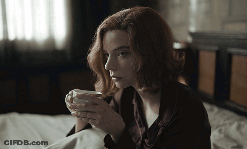 Person Playing Chess With Netflix Logo GIF