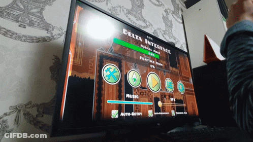 Person Playing Delta Interface GIF