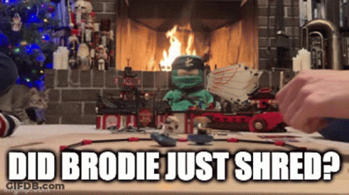 Person Playing Game Saying Did Brodie Just Shred GIF