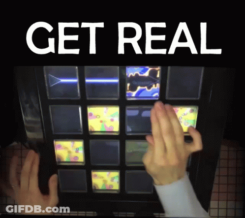 Person Playing Game Saying Get Real GIF