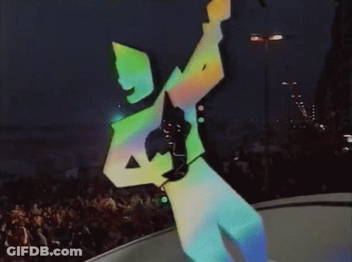 Person Playing Guitar With Letter N GIF