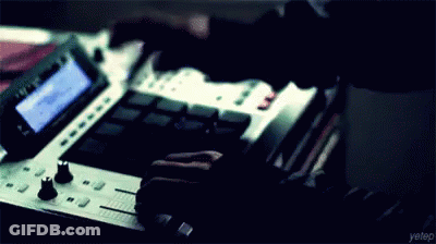 Person Playing Keyboard GIF