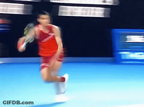 Person Playing Tennis GIF