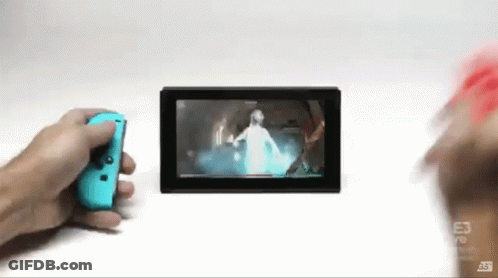 Person Playing Video Game On Switch GIF
