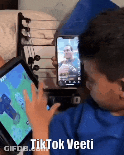 Person Playing Video Game Tiktok Veeti GIF