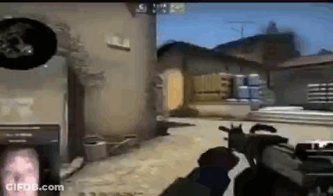 Person Playing Video Game While Another Looks On GIF