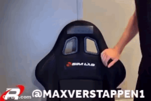 Person Pointing At Black Chair Maxverstappen1 GIF
