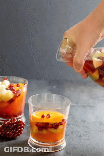 Person Pouring Drink Into Glass GIF