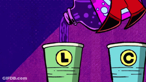 Person Pouring Liquid Into L Cup GIF
