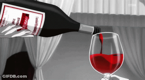 Person Pouring Red Wine Rosso GIF