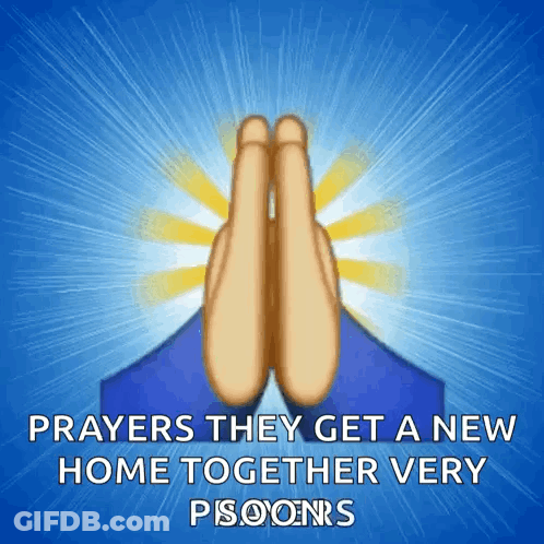 Person Praying Prayers For New Home GIF