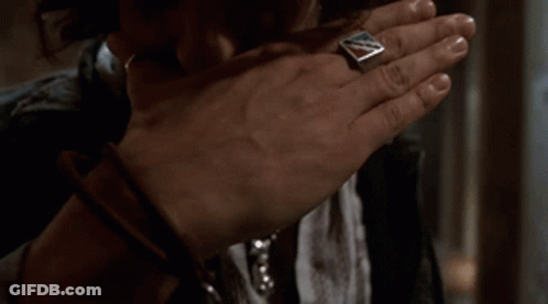 Person Praying With Ring GIF