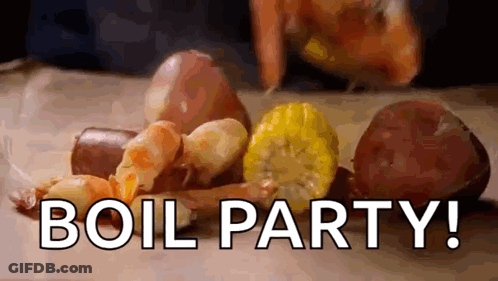 Person Preparing Boil Party With Vegetables GIF