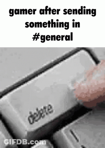 Person Pressing Delete Button GIF