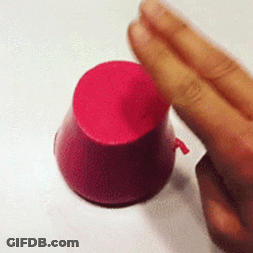 Person Pressing Red Button GIF