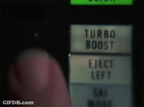 Person Pressing Turbo Boost Button GIF