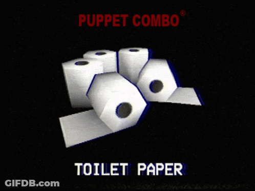 Person Pulling Toilet Paper From Dispenser GIF