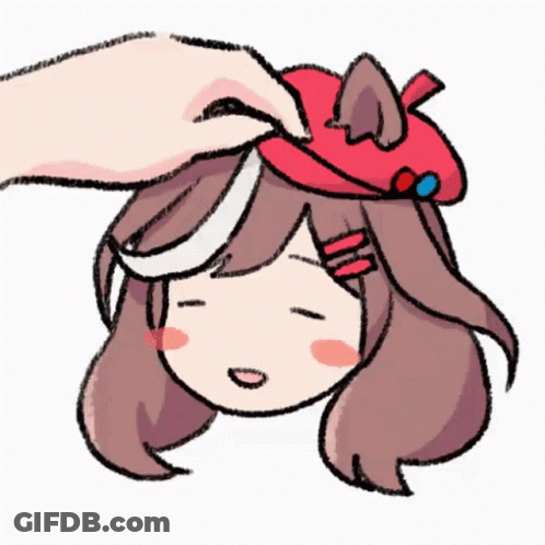 Person Putting Red Hat On Girl GIF