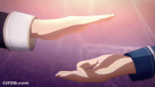Person Reaching Out Hand GIF