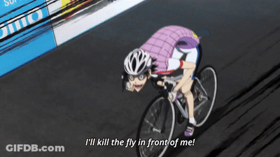 Person Riding Bike Saying I'll Kill The Fly GIF