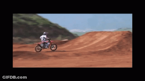 Person Riding Dirt Bike GIF